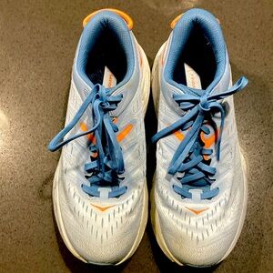 Hoka Gaviota 4 Mesh Women’s Low-Top Road Runners (Size 8B) - Blue/Orange